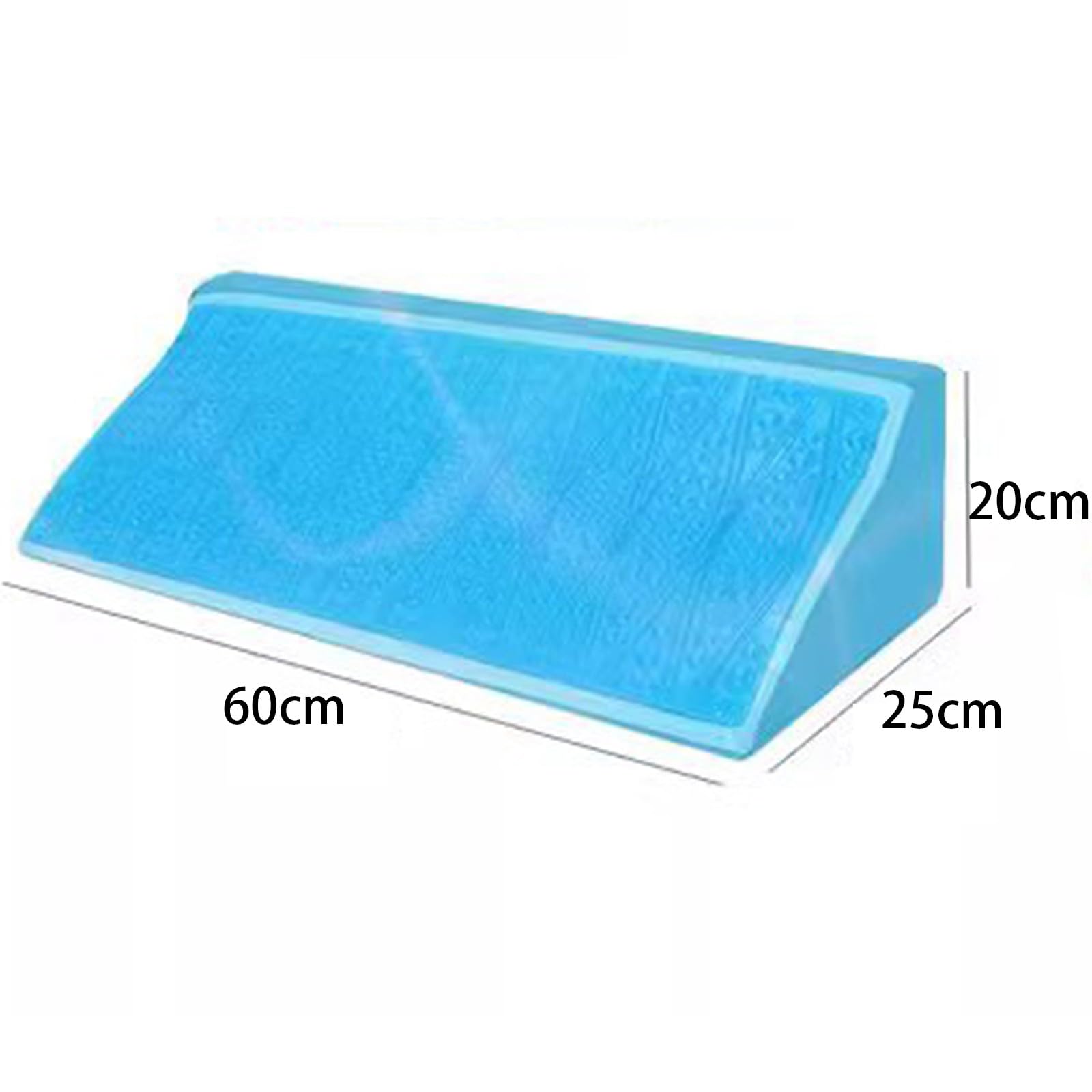 Almohadilla de Gel para Lactancia con inclinación elevada en Forma de triángulo, Almohadilla de Ayuda para Dar Vueltas a Personas Mayores Soporte de pies B, 60x25x20cm