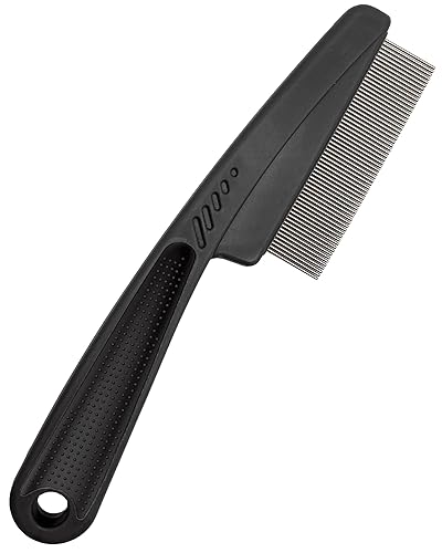 Miniatura 1 de Jeufond Peine multifuncional para caspa de dientes finos de acero inoxidable, herramienta profesional para el cuidado del cuero cabelludo, adecuado