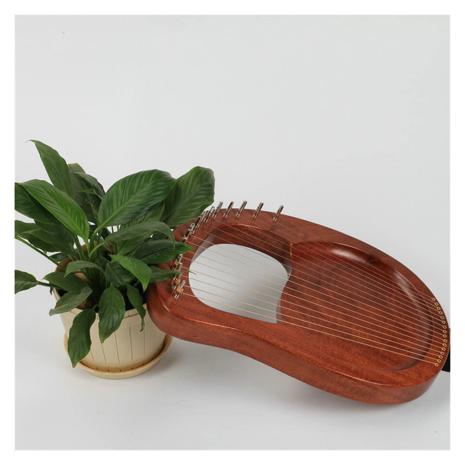 FLFL Tragbare Harfe 16 Saiten Leia Lyre Small Harp Einfach Und Leicht Zu Lernen Nische Musikinstrument Lyre