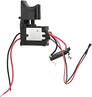 Cordless Drill Speed Control Trigger Switch, 7.2 V - 24 V Lithium Battery Cordless Drill Speed Control Trigger Switch With Small Light