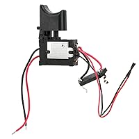 Vista 3 de Kadimendium 7.2 V - 24 V Batería de litio inalámbrico Taladro Interruptor de control de velocidad Interruptor de taladro Interruptor de prensa