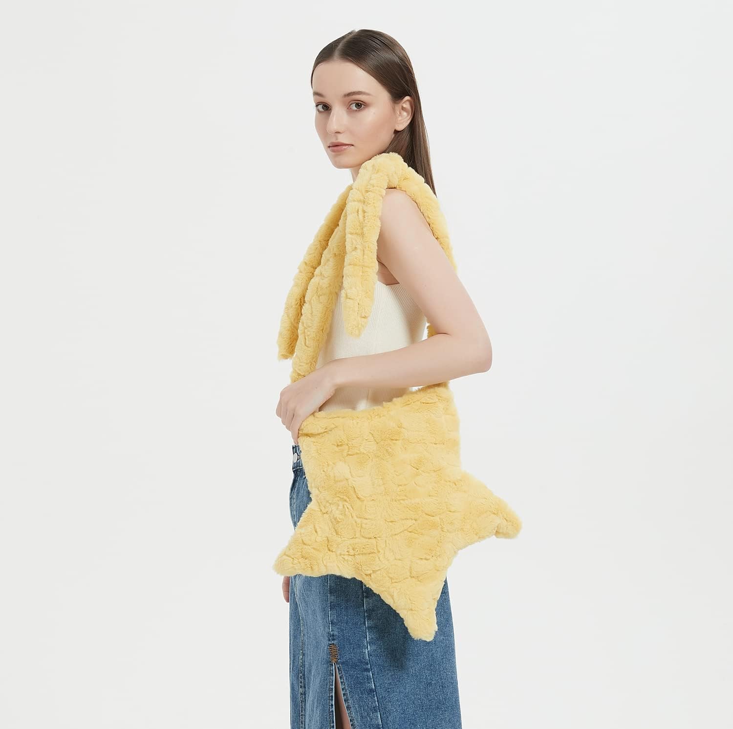 Buy Faux Fur Star Shoulder Bag for Women Online Guyana Ubuy