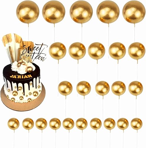 25 piezas de bolas para decoraciĂłn de tartas en forma de bola, bolas de perlas, decoraciĂłn de pastel de bricolaje, bola de espuma, decoraciĂłn de 25 piezas de bolas para decoraciĂłn de tartas en forma de bola, bolas de perlas, decoraciĂłn de pastel de bricolaje, bola de espuma, decoraciĂłn de