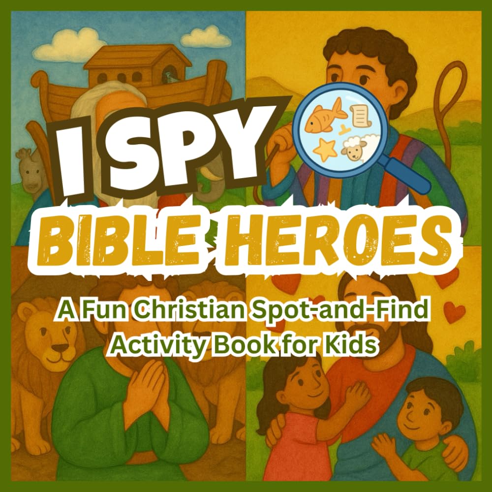 I SPY Bible Heroes: A Fun Christian Spot-and-Find Activity Book for Kids