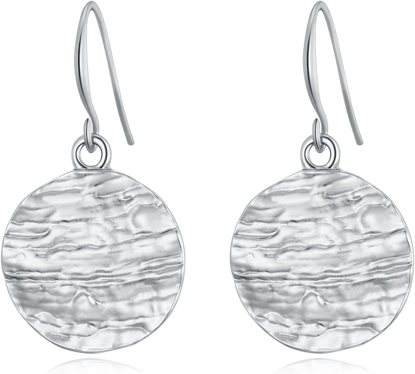 Gold Earrings 14k Gold Plated Hoop Earrings Dainty Pearl hoop Disc Coin Bead Starfish Teardrop Circle Dangle Drop Earrings for Women Hypoallergenic Jewelry Gifts