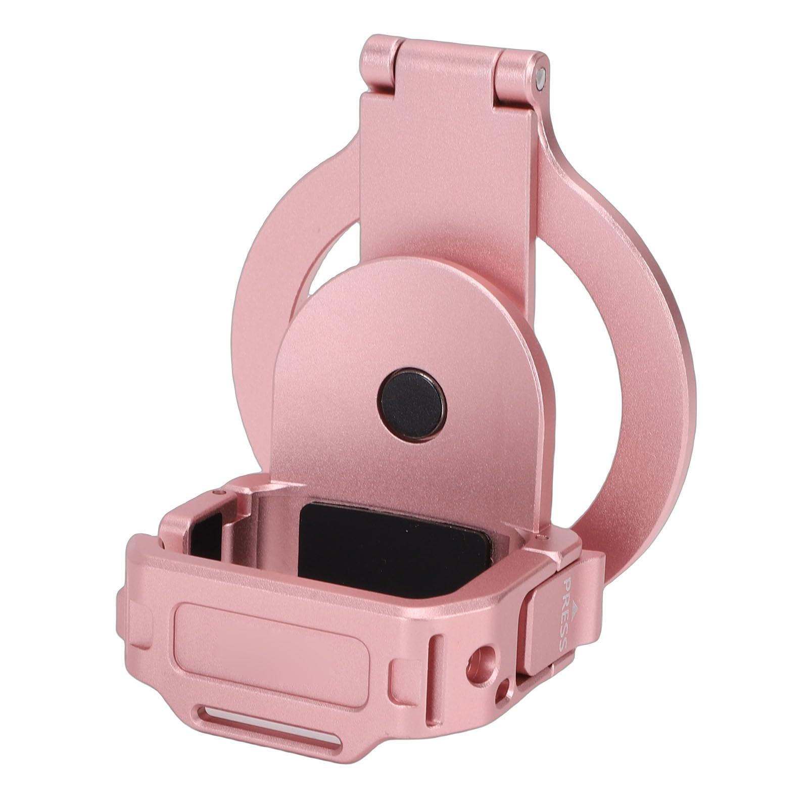 Soporte de Expansión Magnético para Cámara 3, Soporte Ligero de Aleación de Aluminio para Dispositivos Compatibles con, Trípodes, Palos Selfie para Accesorios de Filmación, Color Negro (Pink)