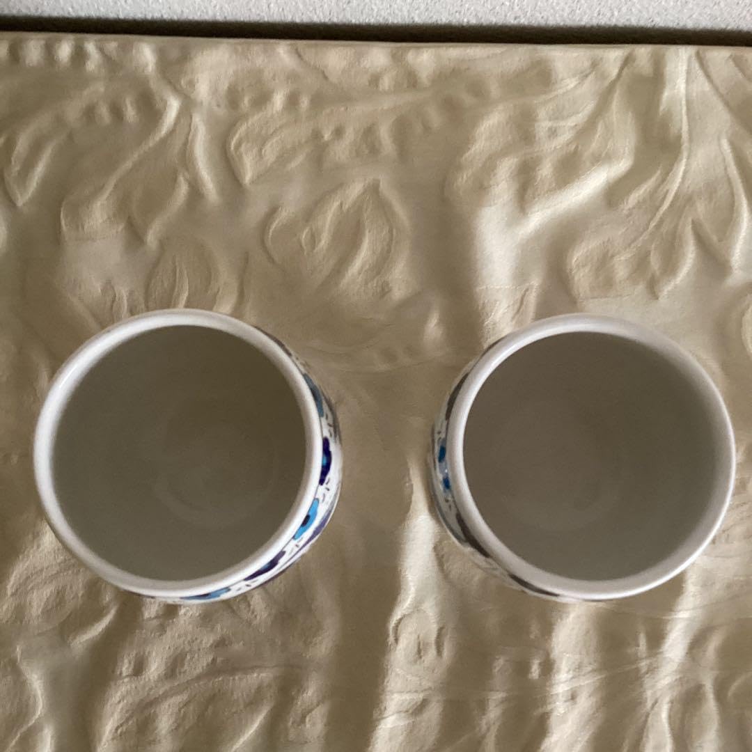 Amazon | トルコ ワイングラス キュタフヤ陶器 2脚セット | ノー