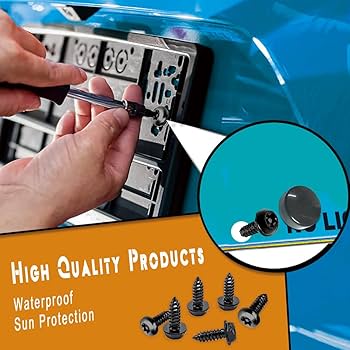 Amazon.co.jp: ナンバープレート用ネジ 錆びたステンレススチール