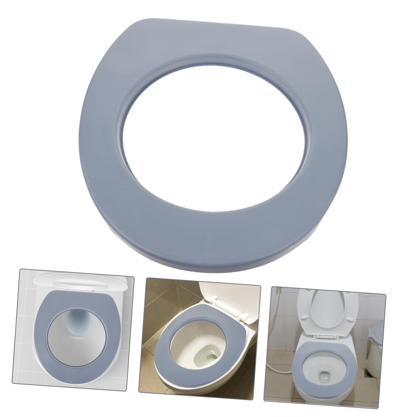 TOVINANNA Seat Covers for Bathroom Washable Plastic Toilet Seat Cover Padded Seat for Seniors