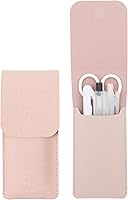 Vista 15 de LHiDS Estuche de cuero para lápices, bolsa para tres fuentes, bolígrafos y bolígrafos rollerball, estuche para lápices pequeño, organizador