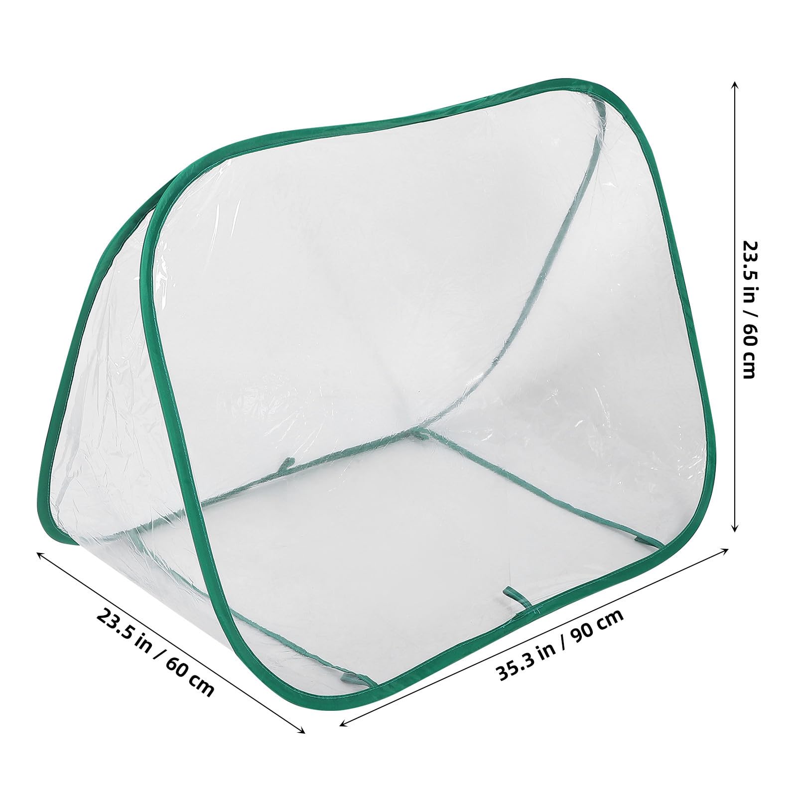 Mini PVC para Invernadero Jardín Triangular de Plegable y Balcón