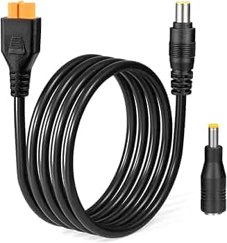 Amazon.com: ELFCULB XT60 to DC 8mm Adapter Cable,14AWG XT60 Female
