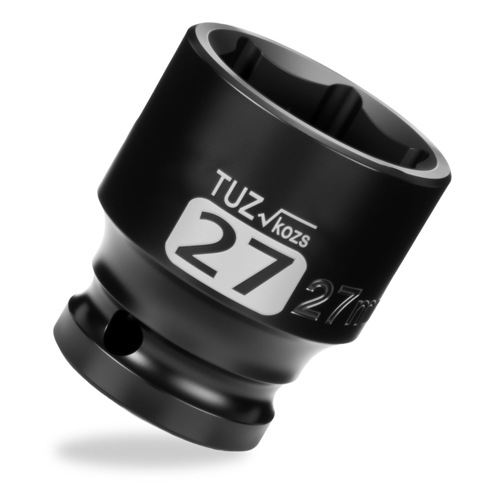 1/2 Inch Drive 27mm Shalllow Metric 6 Point CR-MO Impact Socket