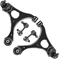 Vista 84 de Detroit Axle - Kit de brazos de control delanteros de 4 piezas para Ford Mustang Base GT 05-10 2005 2006 2007 2008 2009 2010, 2 brazos de control