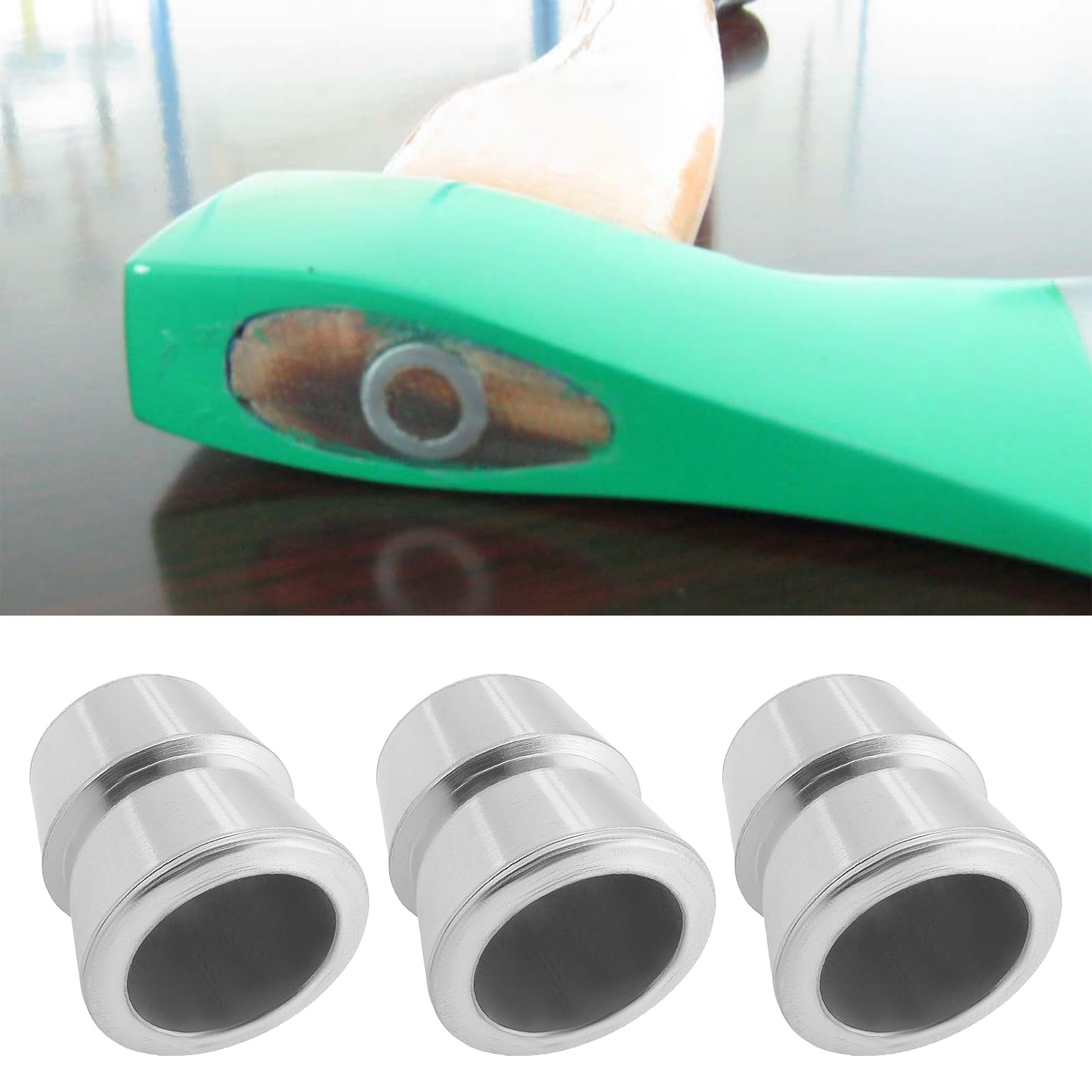 21 Cuñas Redondas para Mango de Hacha Cuñas de Metal para Hacha Martillo Maza Y Mango de Hacha (8 Mm 10 Mm 12 Mm 13 Mm 16 Mm 18 Mm Y 19 Mm)