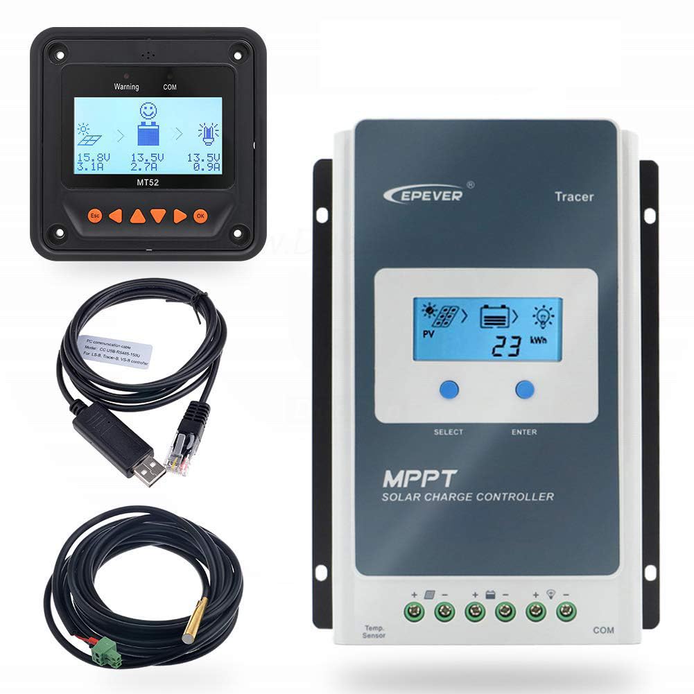 Amazon.com : EPEVER 20A MPPT Solar Charge Controller 12/24V
