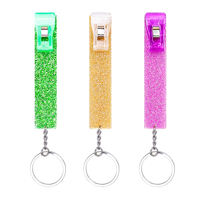 Image of 3PCS Credit Card Puller, Cute Debit Bank Card Grabber for Long Nails ATM Keychain Women with Plastic Clip