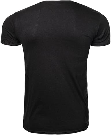 black tee shirt back