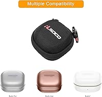 Vista 2 de RLSOCO Funda de transporte para Samsung Galaxy Buds 2 ProGalaxy Buds ProGalaxy Buds LiveGalaxy Buds 2Galaxy Buds FE True Auriculares inalámbricos
