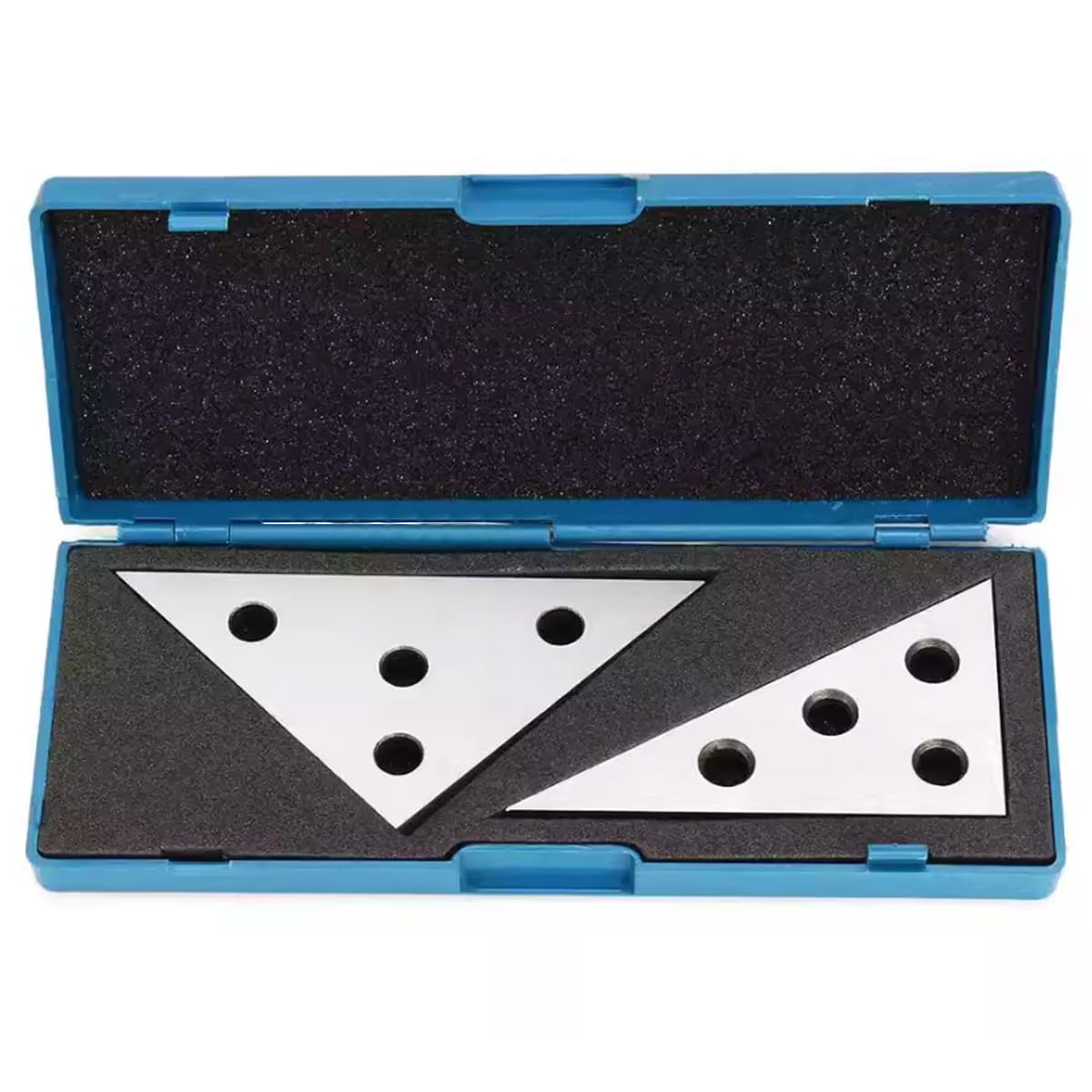 Precision Angle Block Set with Storage Box,2 Pcs Triangle Angle Gauge Block Set Industrial Precision Machinist Measurement Tool-image-41