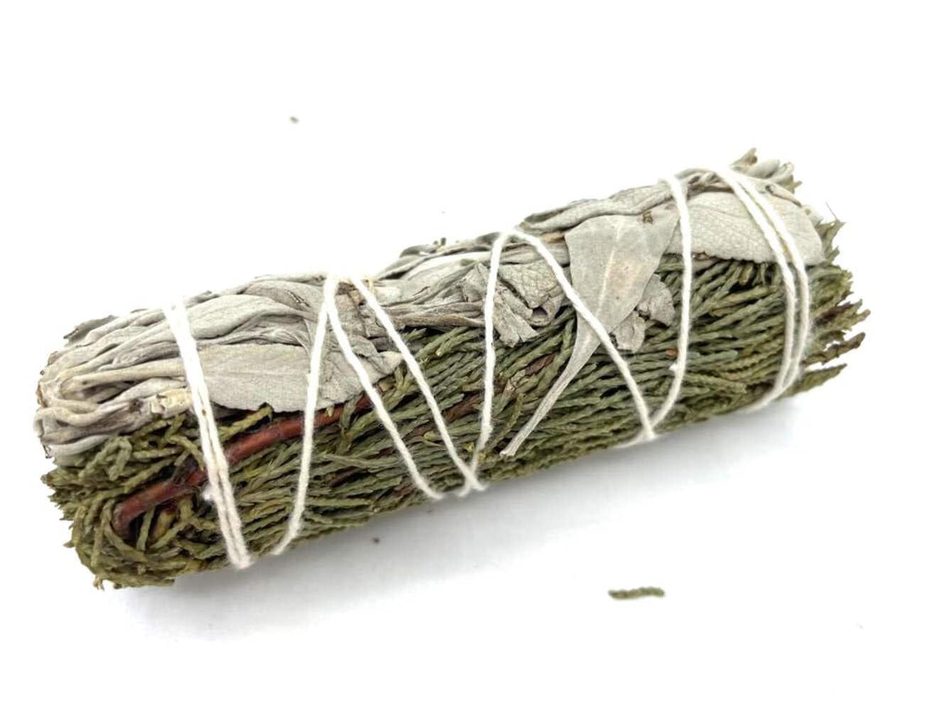 White Sage & Juniper Smudge Stick - 10cm - KDMD