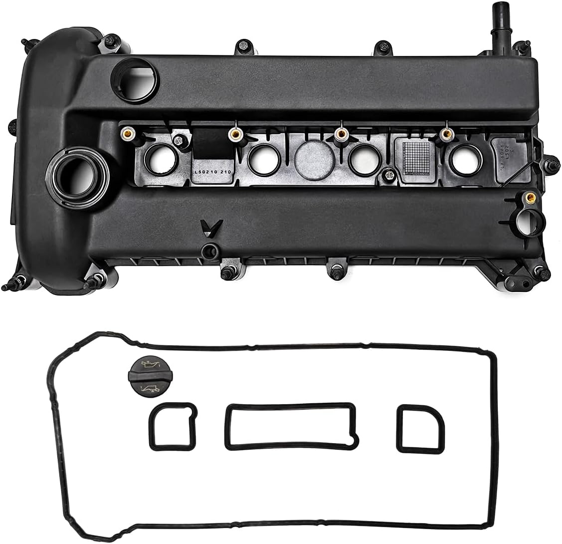 L502-10-210E Valve Cover with Gasket for 2010-2013 Mazda 3 2009-2015 Mazda 5 2011-2013 Mazda 6 2010-2012 Mazda CX-7 Replaces L50210210E L502-10-210C L50210210B