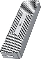 Vista 9 de Carcasa SSD, carcasa NVMe de 10 Gbps, carcasa SATA NGFF de 6 Gbps, llave M PCIe (llave B + M), USB3.1 Gen2 con cable de 5.9 pulgadas, compatible