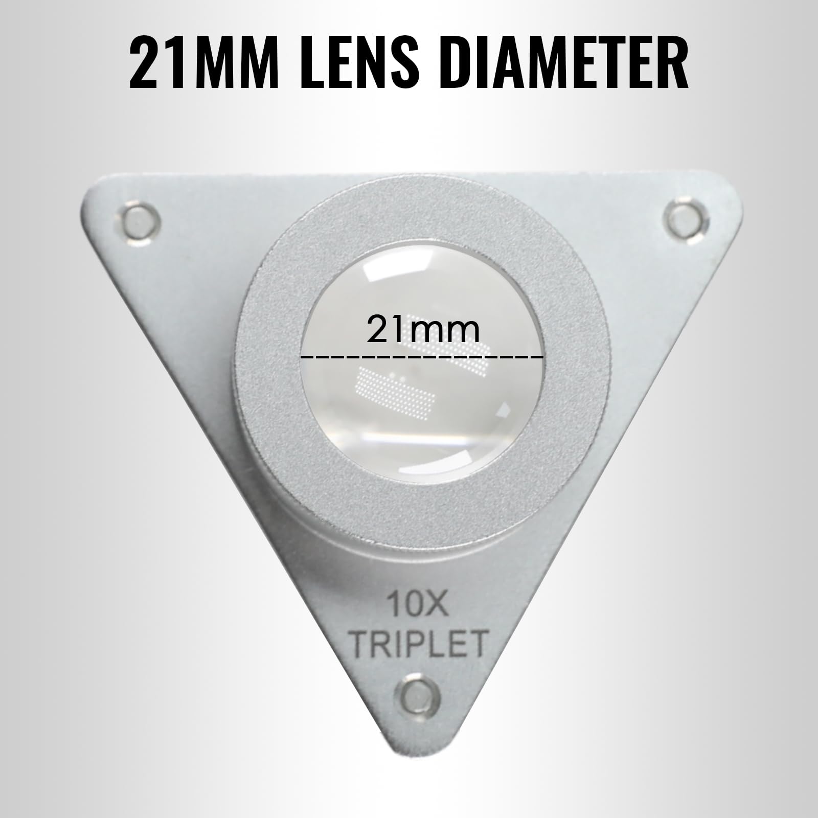 Amazon.co.jp: ジュエリールーペ 10倍拡大鏡 三脚スタンド付き 21mm