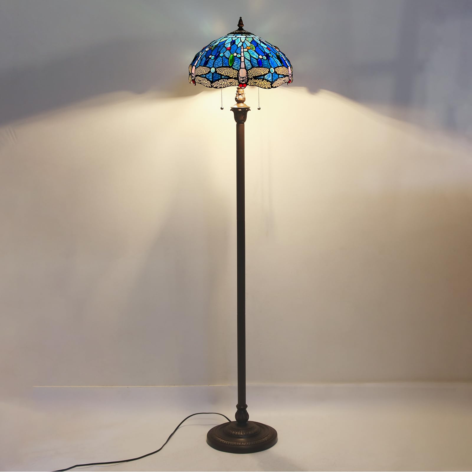Capulina Tiffany Floor Lamp Base Only Replacement for 16 to 18