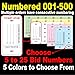 500 Chinese Auction Tickets - Starting at Number 001- “Buyer's Name, Email & Phone