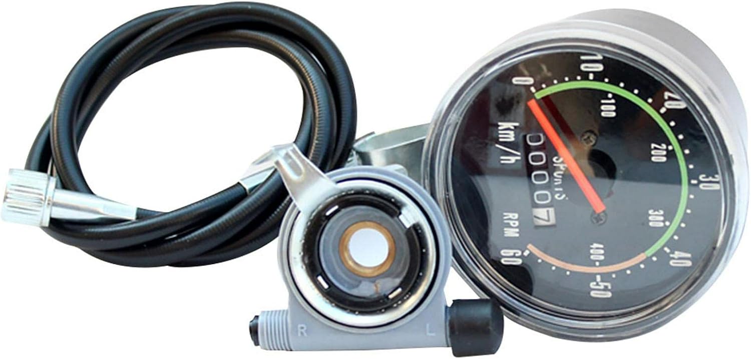 Faddare Mechanical Speedometer for Bicycle, Classic Style