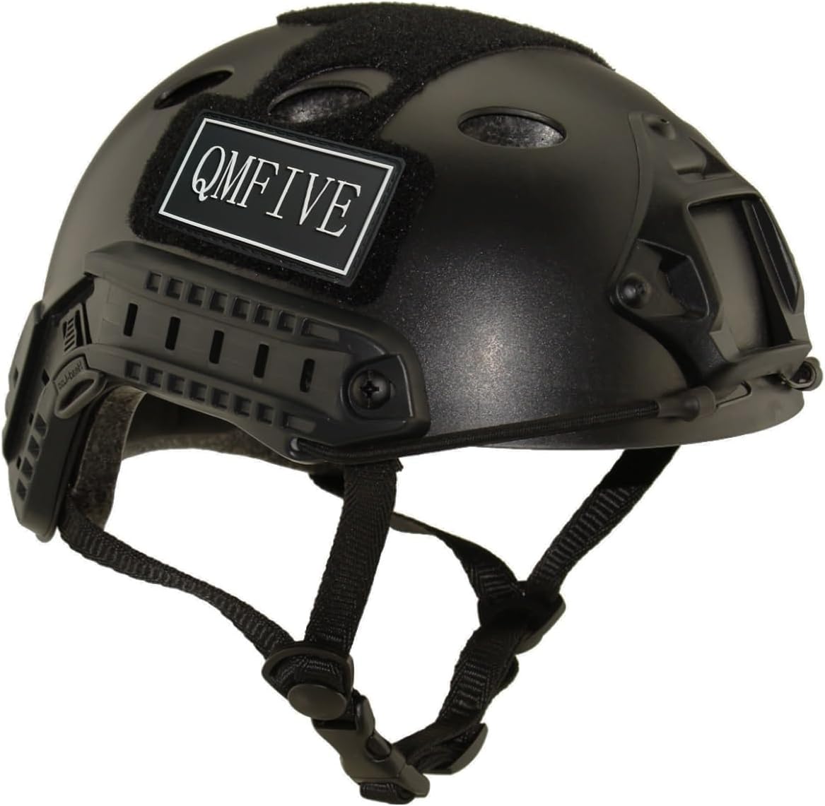 Tactical Adjustable Helmet Airsoft Style PJ Type Fast Helmet with NVG Mount Goggles for CQB Paintball