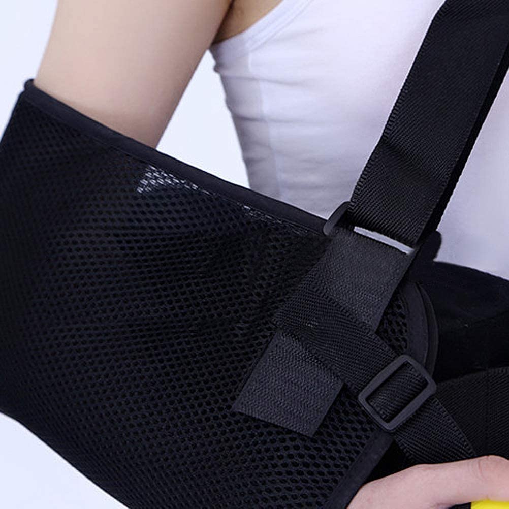 Cabestrillo para Brazo, Abducción De Hombro Transpirable Ajustable con Almohada Cabestrillo para Brazo con Almohadillas para Reposabrazos Soporte para Brazo para Subluxación