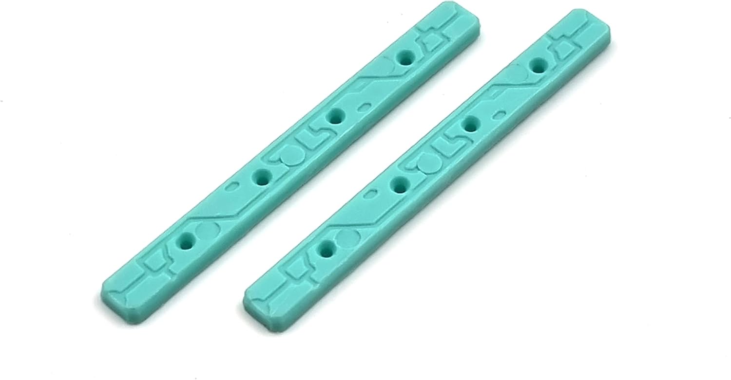 SPITBOARDS® Fingerboard Board Rails Boardrails Set of 2 with Screws - Blue
