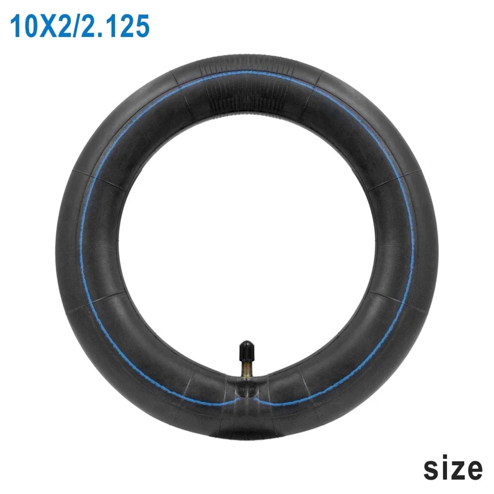 Camera d'Aria Monopattino Elettrico Pneumatico 60/70-6.5 for Scooter Elettrico, Camera d'Aria Antiscivolo da 10 Pollici, 10x2/2.125, Accessori(Outer Tire)