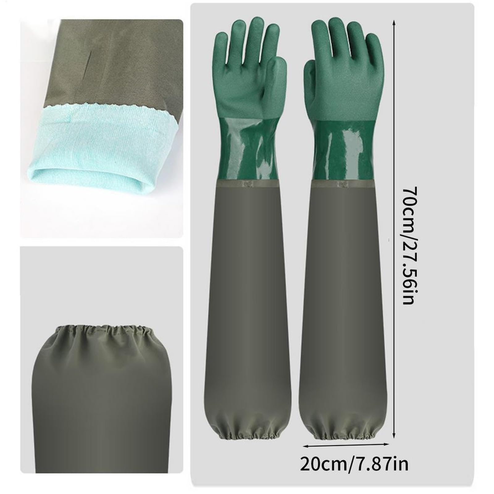 Gummihandschuhe Wasserdichte Handschutz-Gummihandschuhe