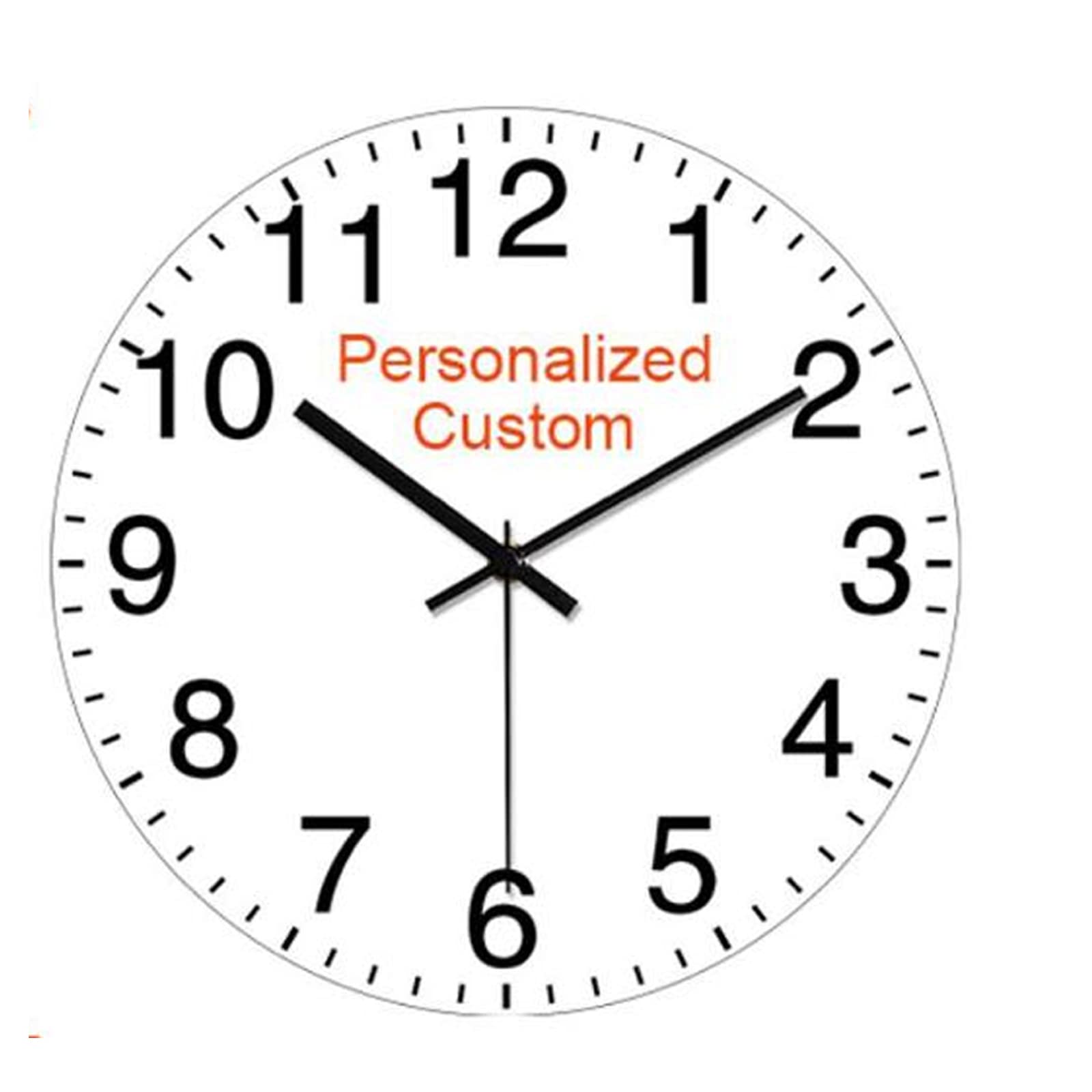 Horloge personnalisée avec photo pour remplacer les cadres vides par vos souvenirs
