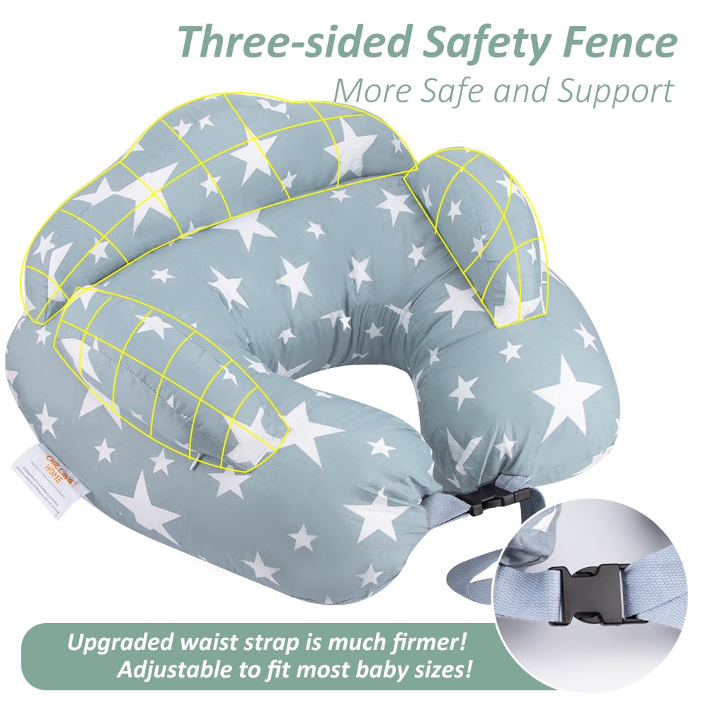 Chilling Home Cuscino Gravidanza XXL,Cuscino Allattamento per Neonato, Cuscino Gravidanza per Dormire con Cuscino Interno e Federa in Cotone,Cuscino Allattamento e Gravidanza