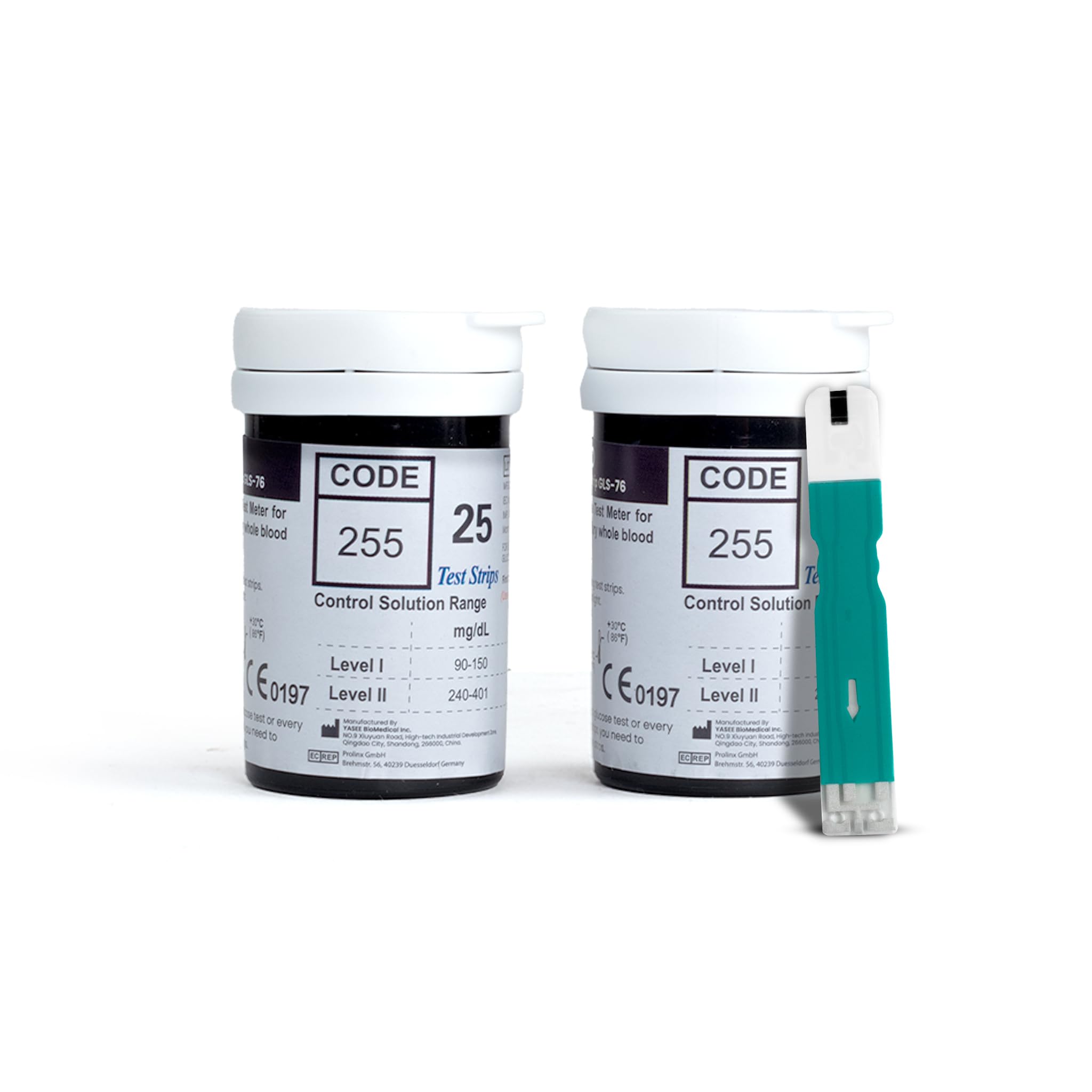 AGARO Blood Glucose Test Strips, 50pcs, Instant Blood Sugar Test at Home, Glucometer Machine, Blood Glucose Monitoring Device, Fast Blood Sugar Testing, Simple & Accurate, GLS-76.