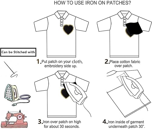 Miniatura 5 de Parche Stay Weird - Parche bordado - Parche para planchar  coser - Parches para ropa, mochila, chaquetas, gorras, etc. (blanco)