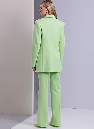 Miniatura 9 de Vogue Misses - Chaqueta holgada sin forro, parte superior de punto y pantalones de piernas anchas, paquete de patrón de costura, código de diseño