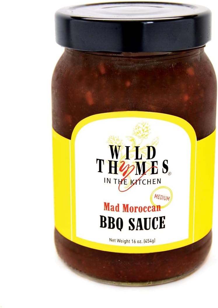 Best BBQ Wild Thymes BBQ Sauce (Mad Moroccan, 1 Pack)