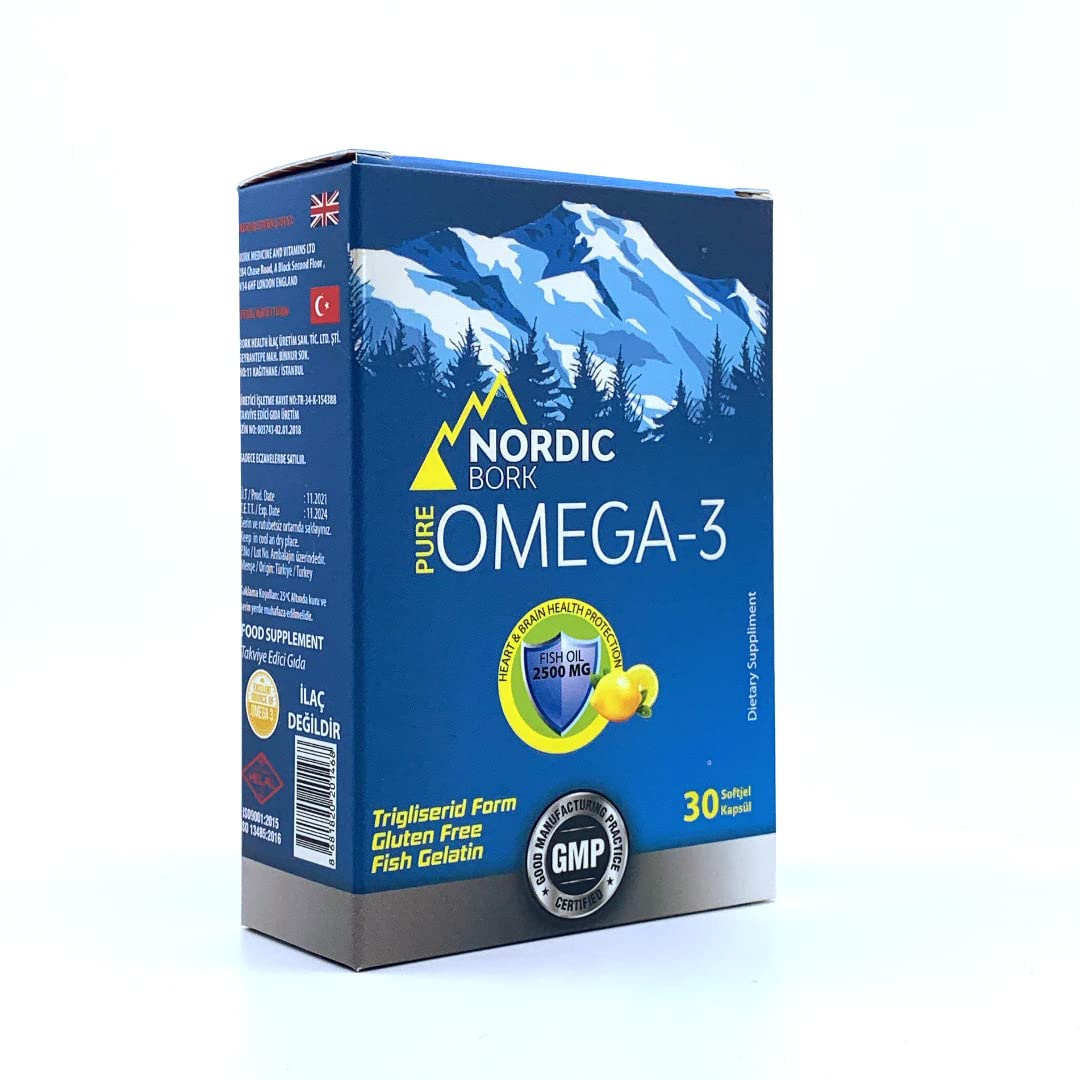 Nordic Bork Omega 3 Balık Yağı 1250 mg 30 softjel