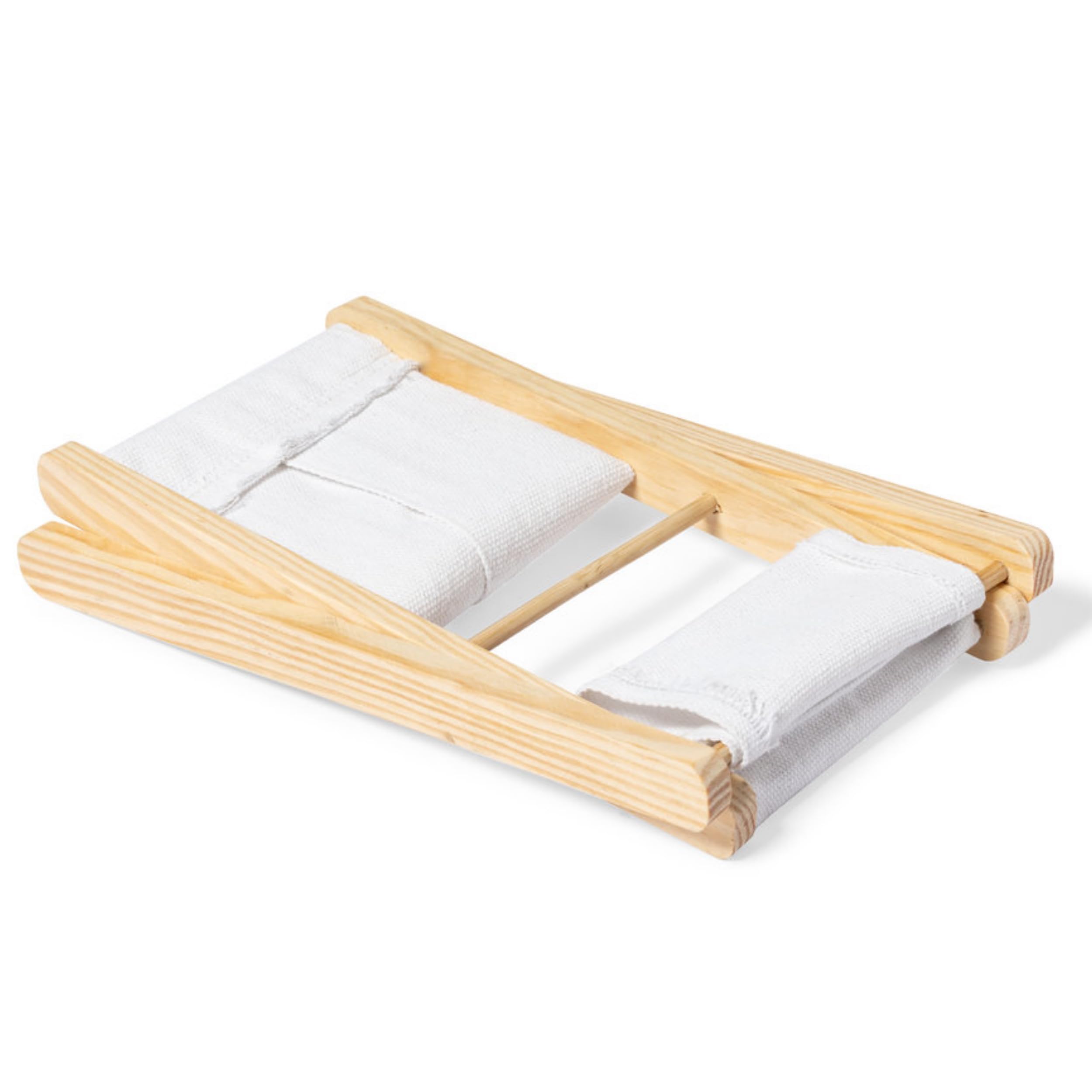 NoTrash2003 Almohada de Playa de Madera y Algodón, Plegable, Ligera y Compacta, Reposacabezas Estilo Tumbona, Silla (1), 100-6043