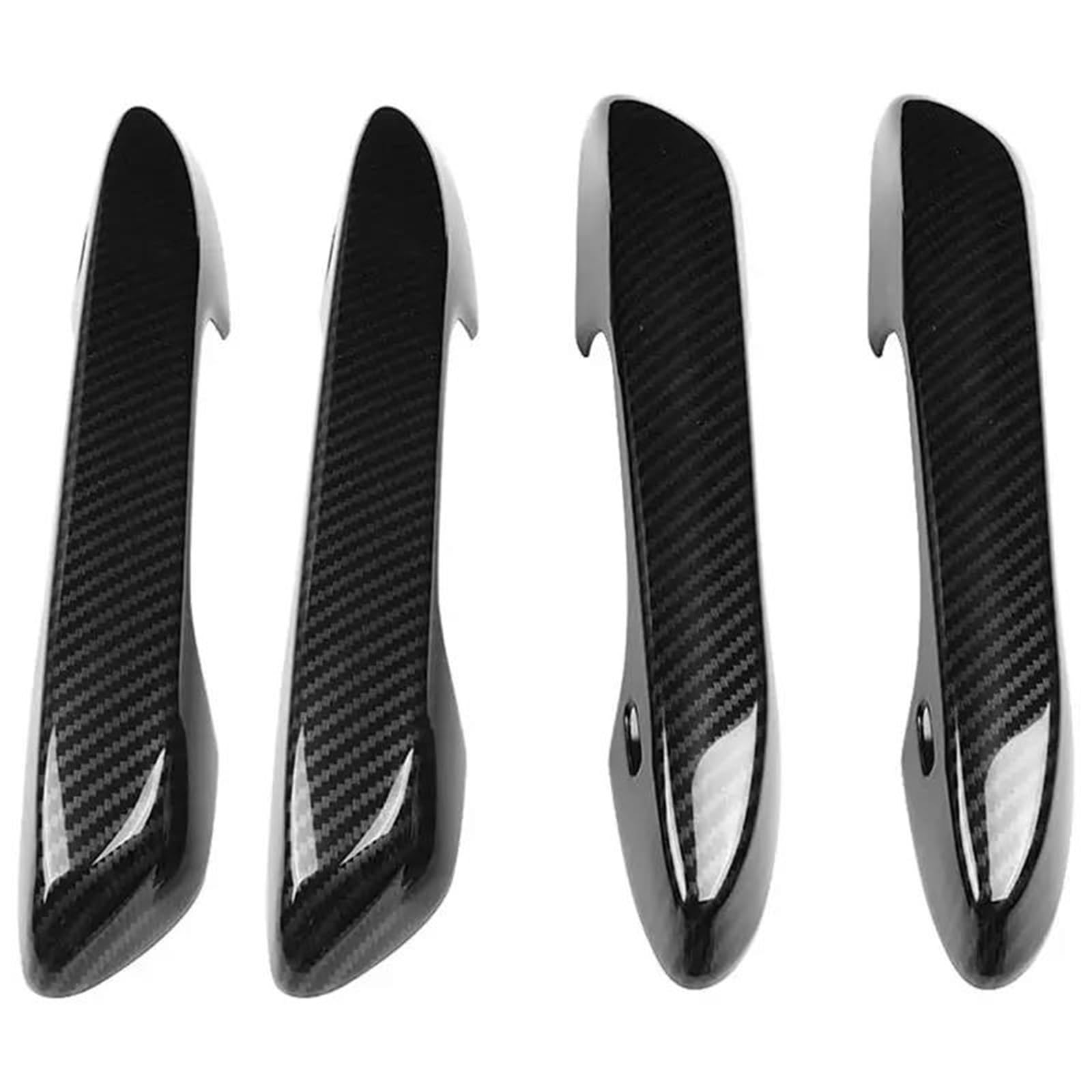 Kjhopy Style1 For Lexus Es Es300h Es350 Es200 Es260 Es300 2018-2022 Carbon Fiber Chrome Car Door Handle Cover Trim Sticker Styling Exterior Door Handle(Style1)
