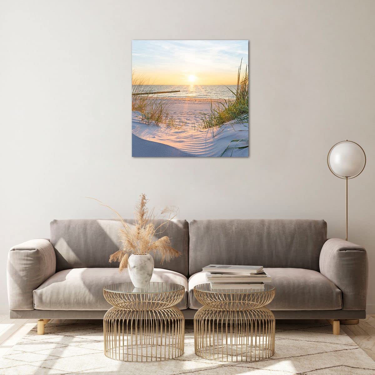 Vidrios Decorativos 150x100cm Cuadro Sobre Vidrio Moderno Gráfico Figuras Geométricas Círculo Grande Cuadros Pared Tríptico Decoracion Salon Impresión En Cristal Wall Art Prints GEA150x100-0599