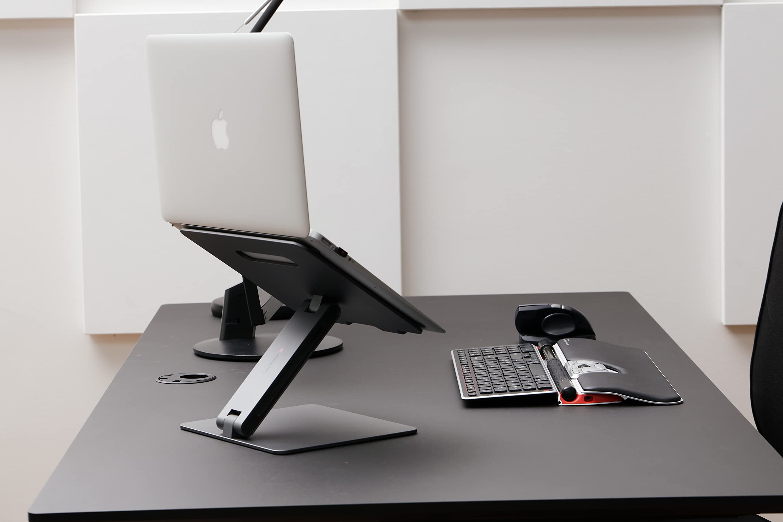 Contour Laptop Riser | Supporto portatile regolabile e robusto per notebook | Alluminio | Supporto ergonomico pieghevole per notebook | Compatibile con MacBook, laptop, notebook e tablet fino a 15,6"