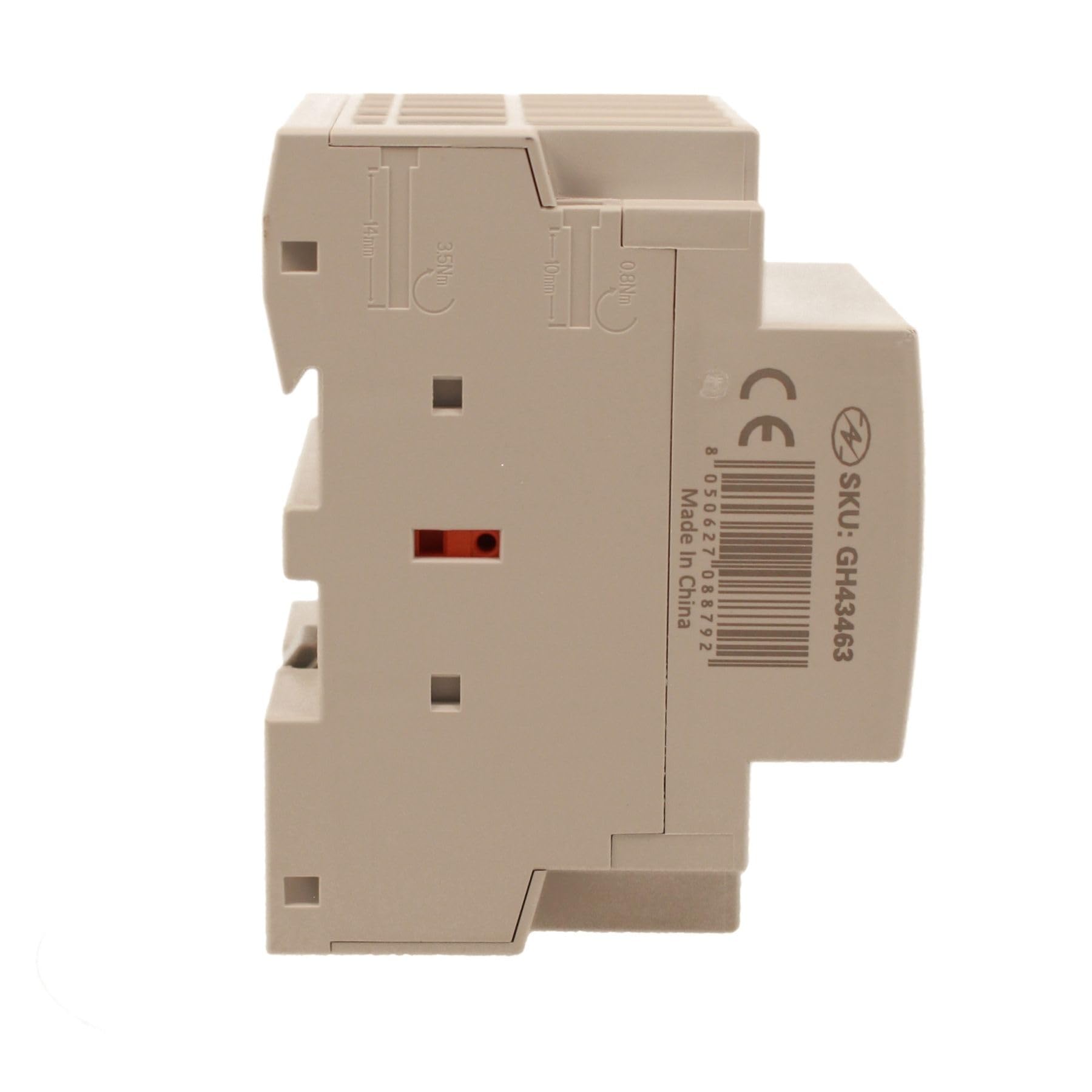 Teleruttore Contattore Modulare Trifase 4P 4NO, 63A 380V AC, 3 Moduli DIN, Certificato IEC61095 IEC60947-4-1, IP20, Serie HC-463 Professionale