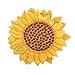 3 Pcs Van Gogh Sunflower Iron On Patches for Backpacks, Hats, DIY Sew on Applique Patch, Vintage Embroidered Patches for Repair Clothes, Jackets, Jeans