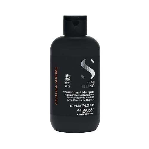 ALFAPARF MILANO Semi di Lino Sublime Cellula Madre - Multiplicador nutritivo para cabello seco, nutre el cabello sin pesarlo, protege el color,